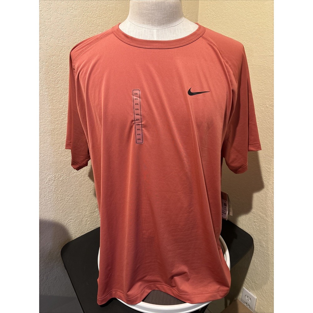 Nike Ready Mens T-Shirt Sz XXL Dri Fit Short Sleeve Fitness Top DV9815 655 Red